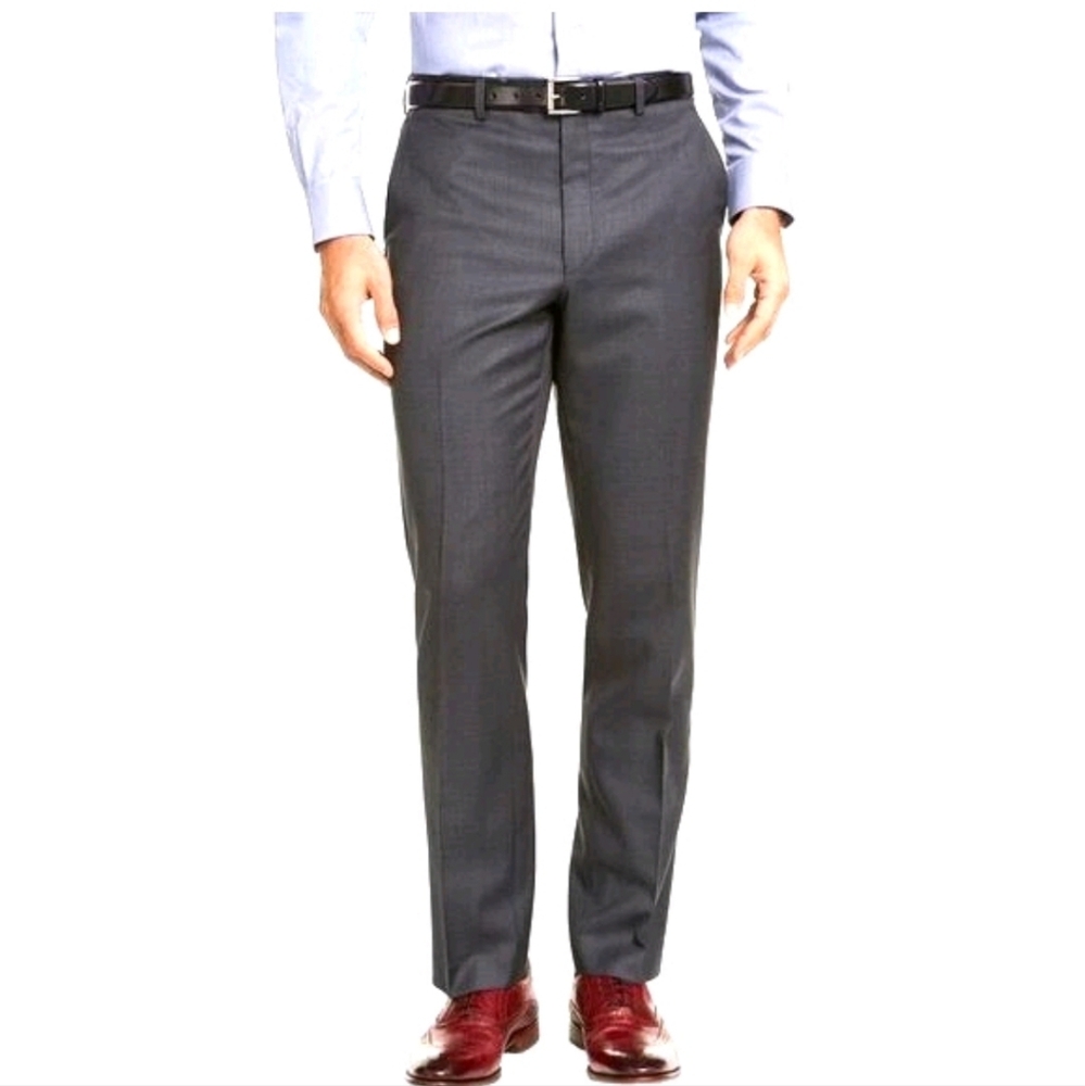 Lauren Ralph Lauren Pants Size 42 x 32 Gray Ultra Flex Classic Fit Stretch New